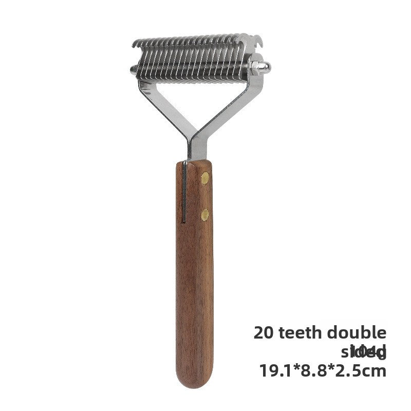 Pet hair comb