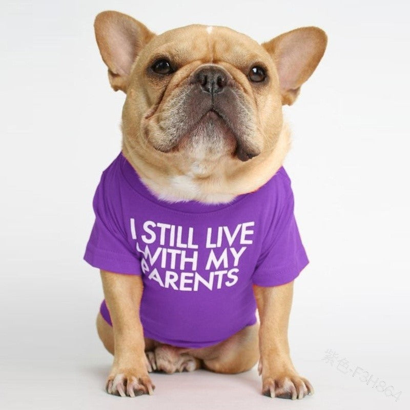 Pet Round Neck T-Shirt for Cats and Dogs