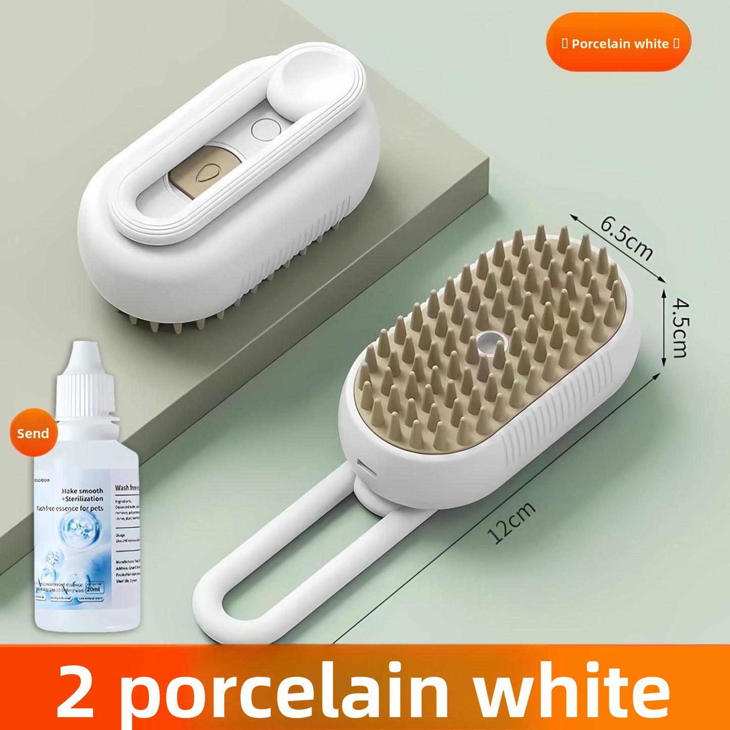Pet Spray Massage Comb, Steam Combing Brush
