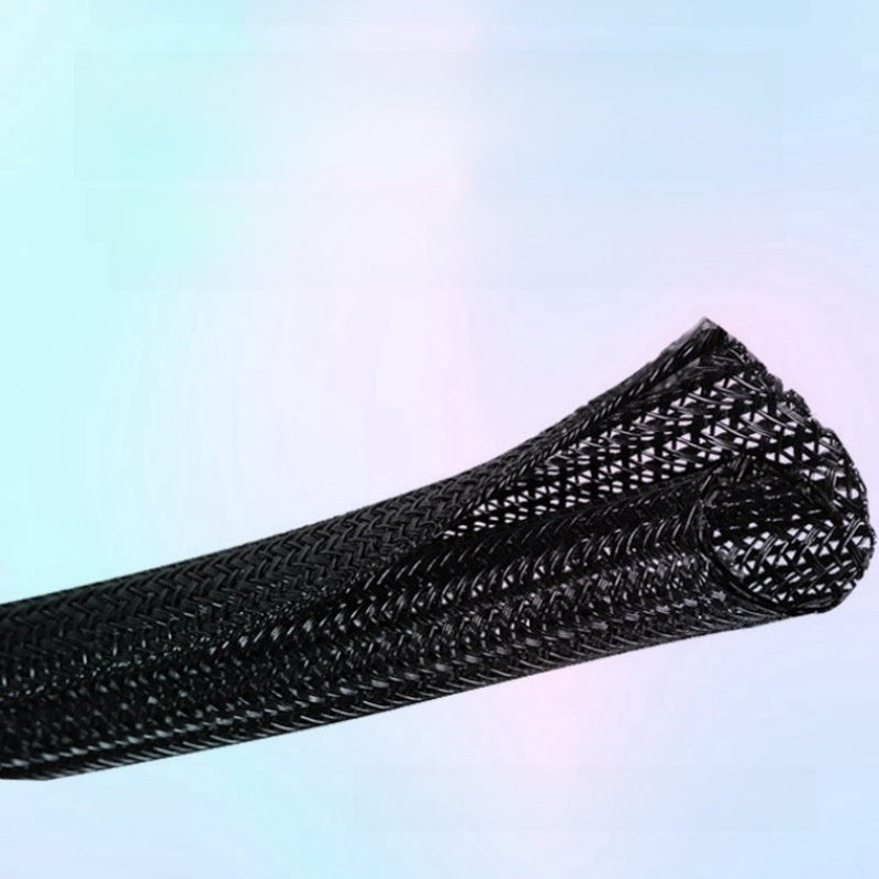 PET Zipper Woven Cable Sleeve Self-Coiling Wire Protector