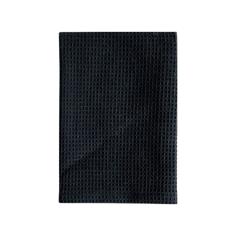 Plain-colored waffle-weave dishcloth