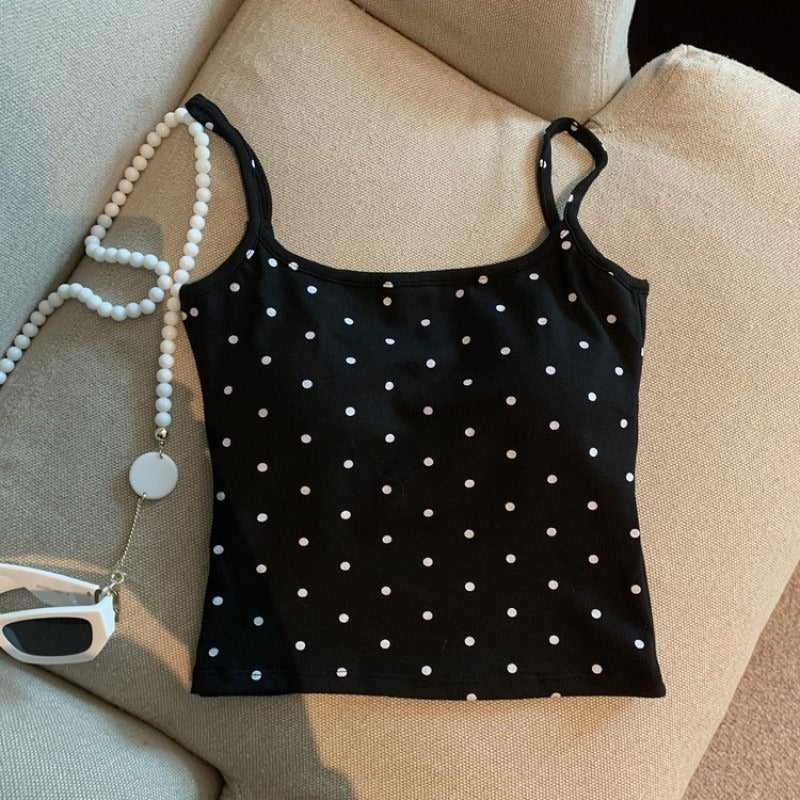 Polka-dot camisole