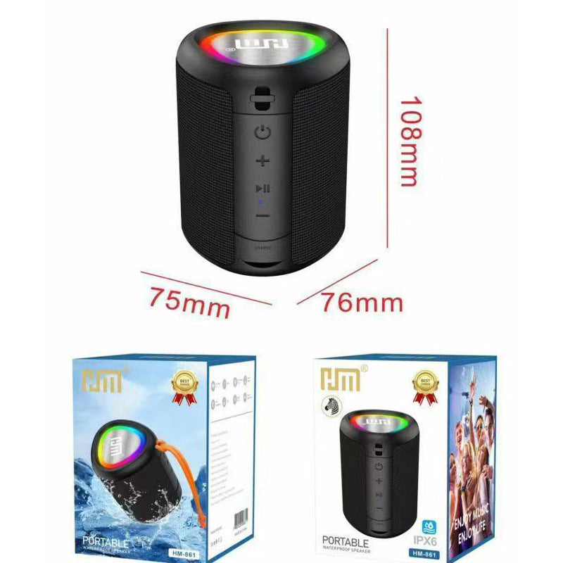 Portable Bluetooth Speaker with IPX6 Waterproof