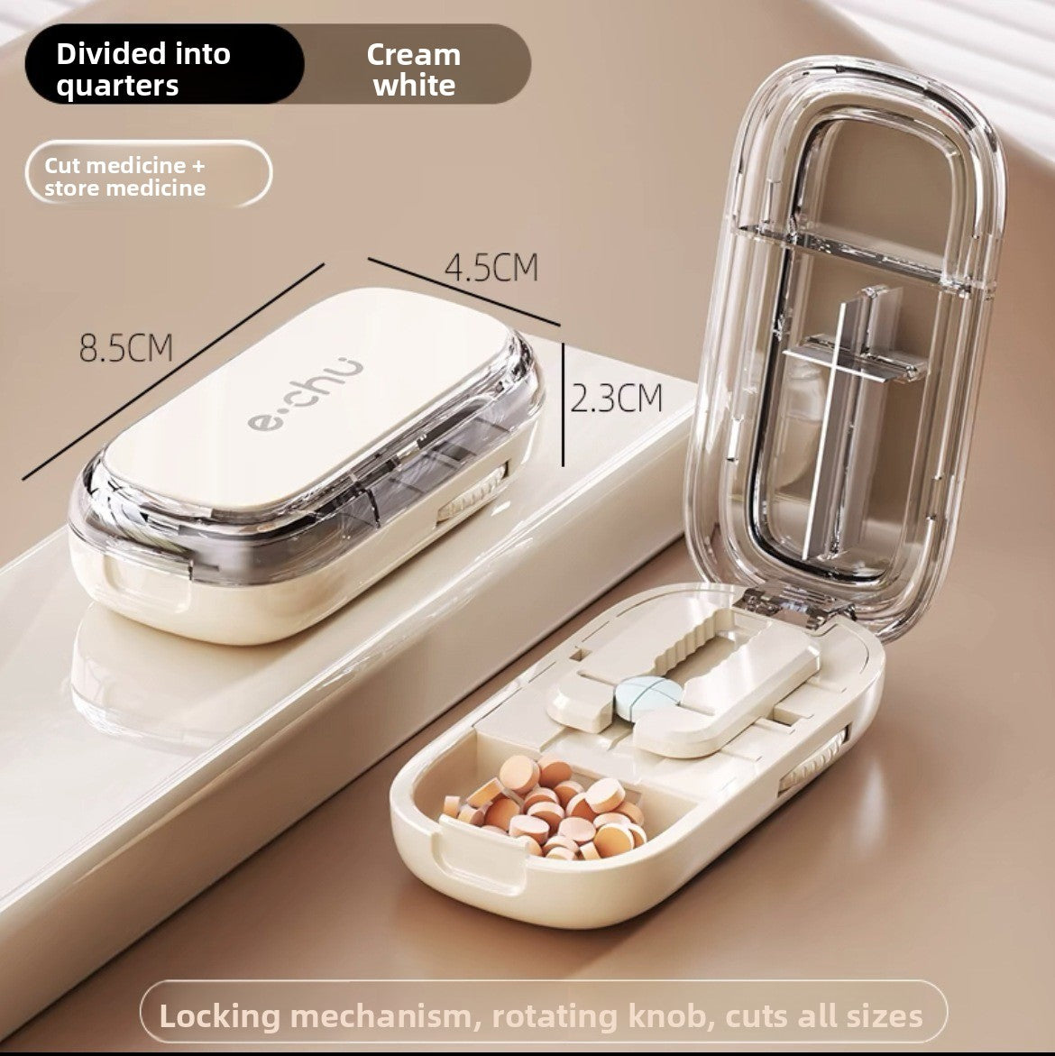 Portable Medicine Cutter and Divider