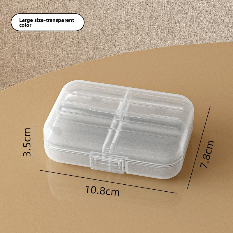 Portable medicine sub-packaging box