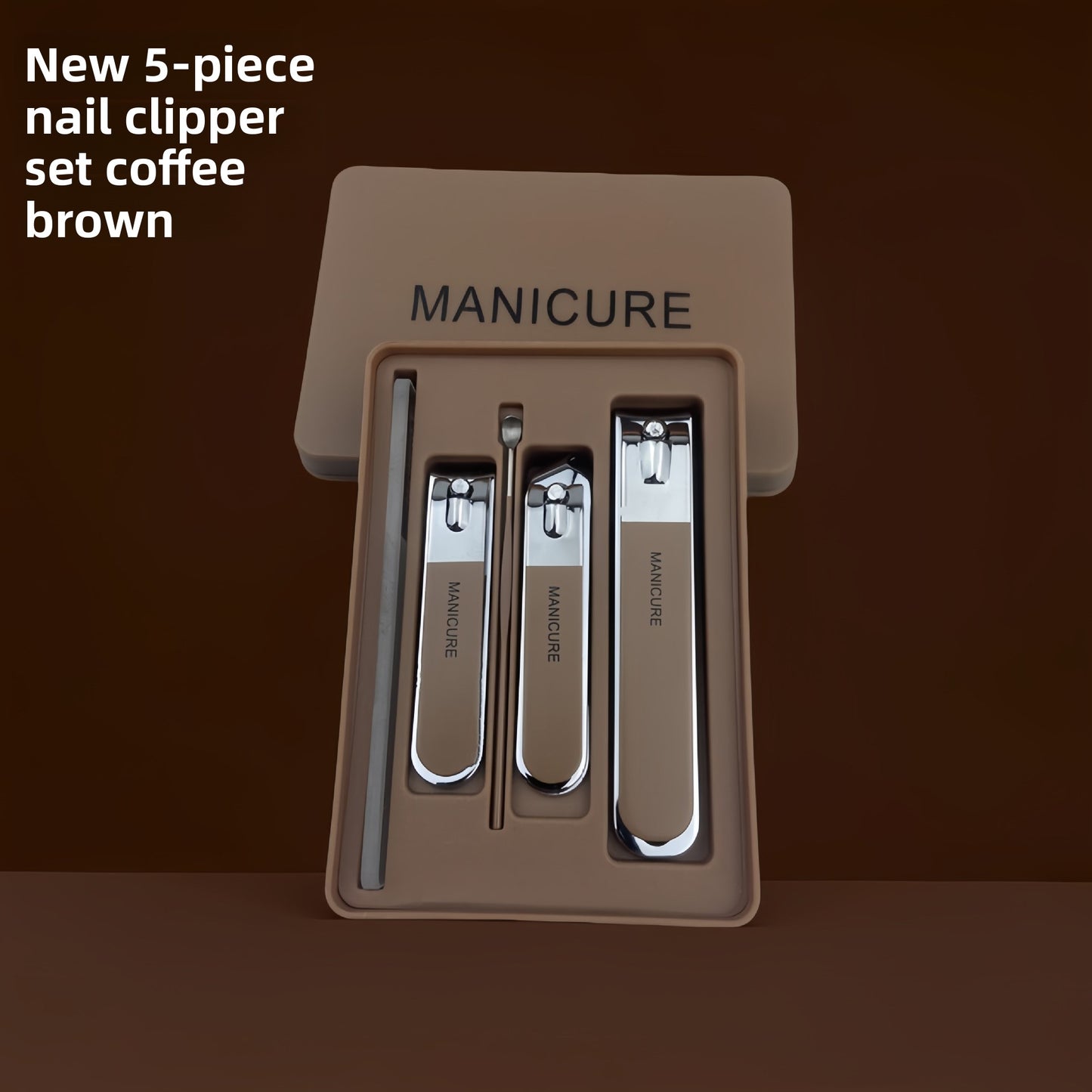 Portable Nail Clipper Set for Manicure