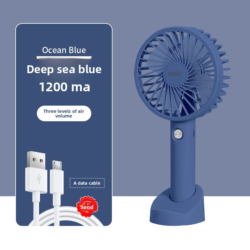 Portable USB Handheld Fan with Phone Stand