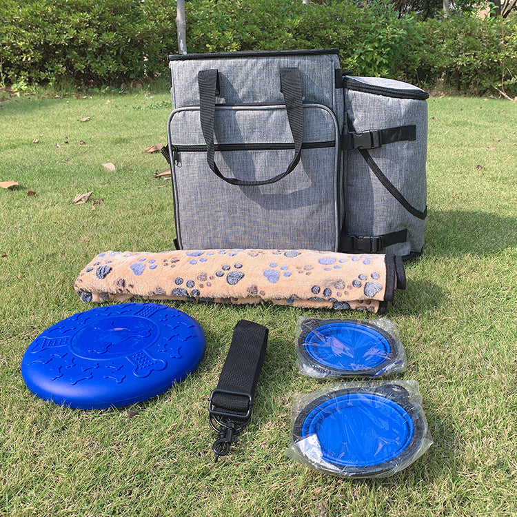 Portable Waterproof Pet Travel Backpack for Food and Toys