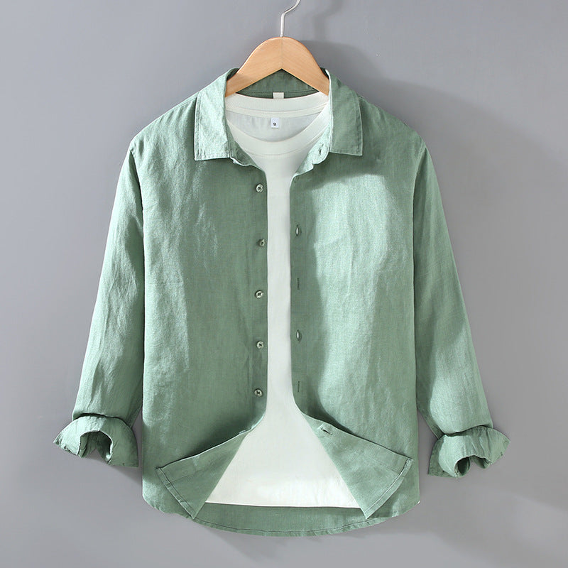 Premium Pure Linen Mens Casual Shirt