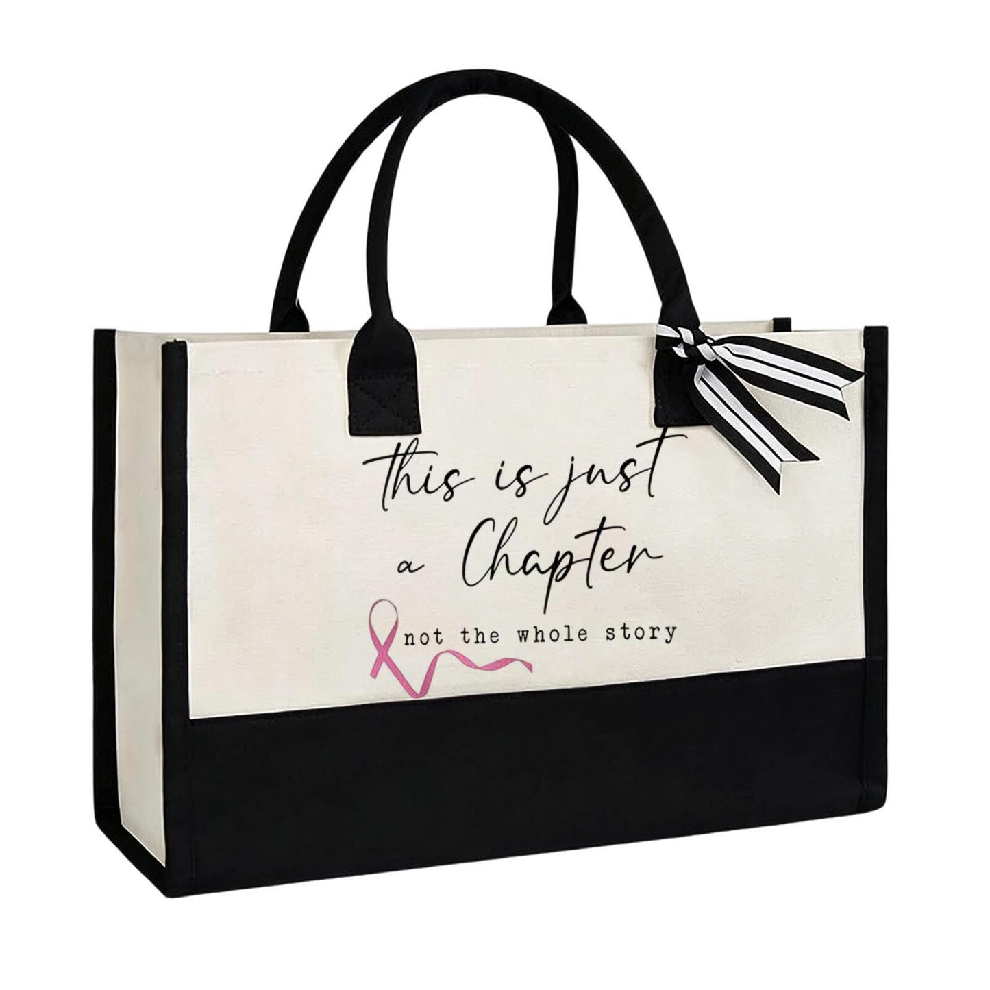 Printed Canvas Tote Bag