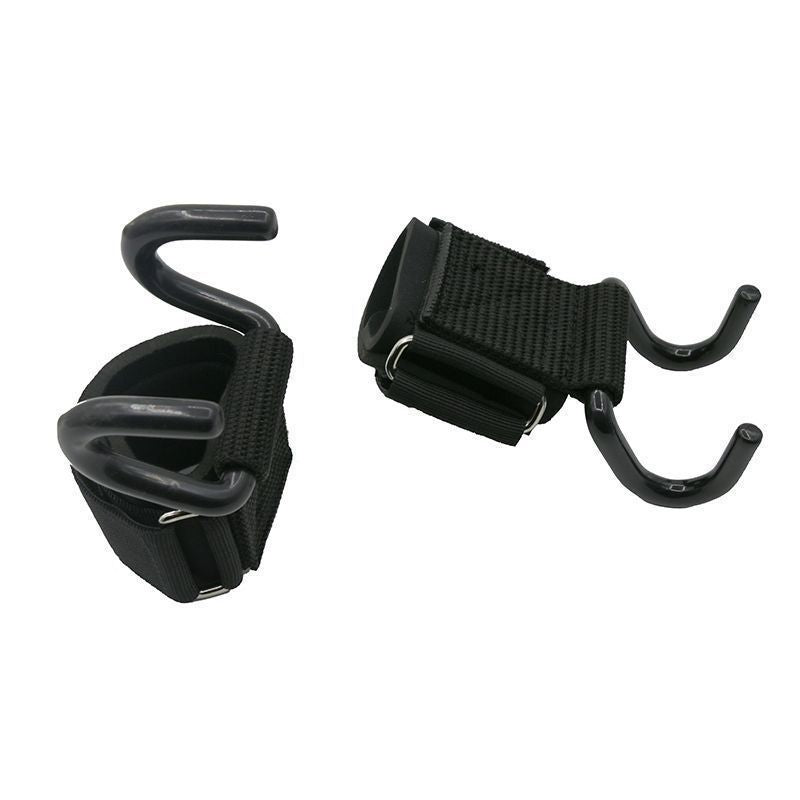 Pull-Up Assist Hook with Lumbar Support and Anti-Slip Grip