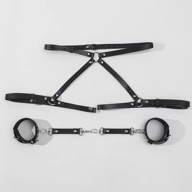 Punk Style Adjustable PU Leather Belt for Women