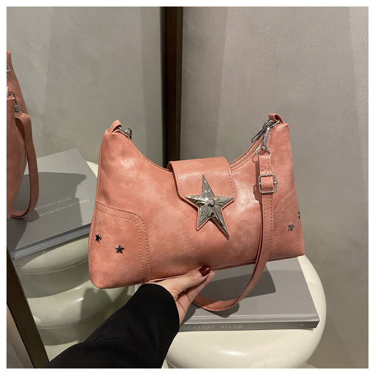 Punk Style Underarm Shoulder Bag for Women