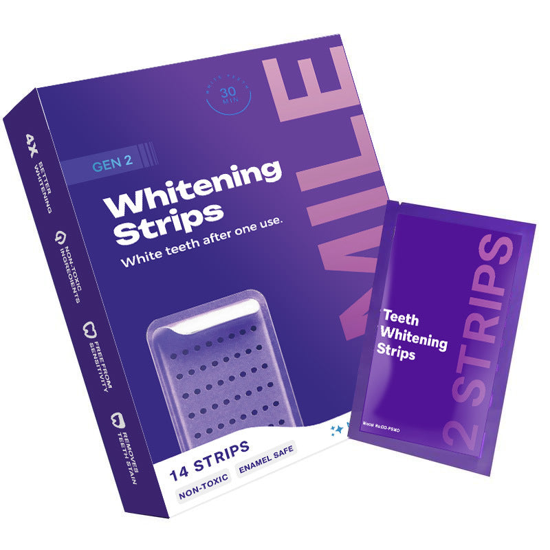 Purple Teeth Whitening Strips