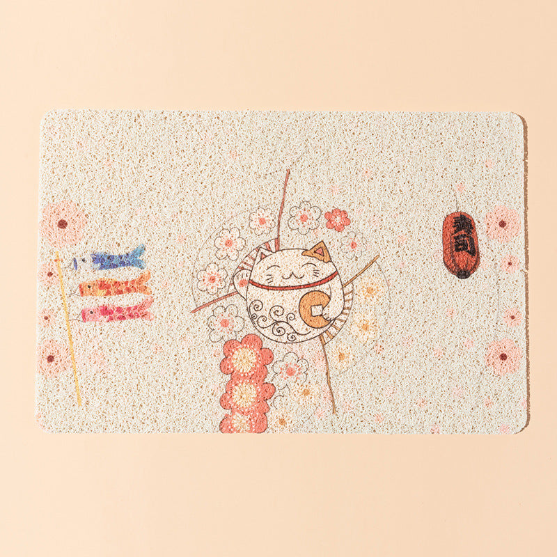 PVC Cat Litter Mat with Animal Patterns