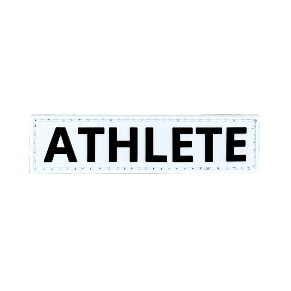 PVC Rubber Fitness Velcro Armband Patch