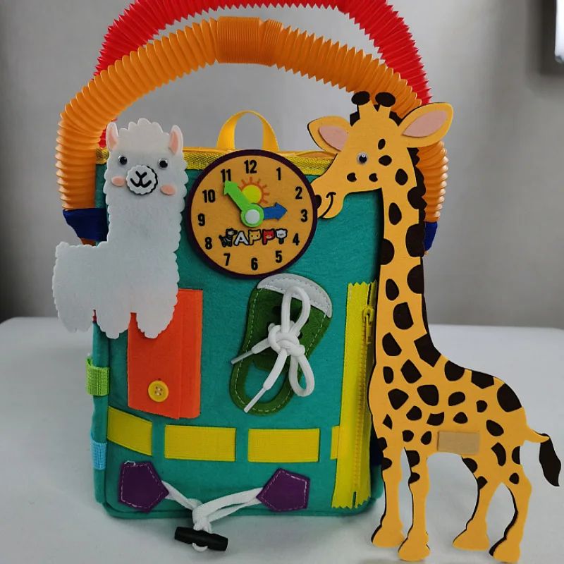 Quiet Book Montessori Baby Toys Felt Busy Book Kids