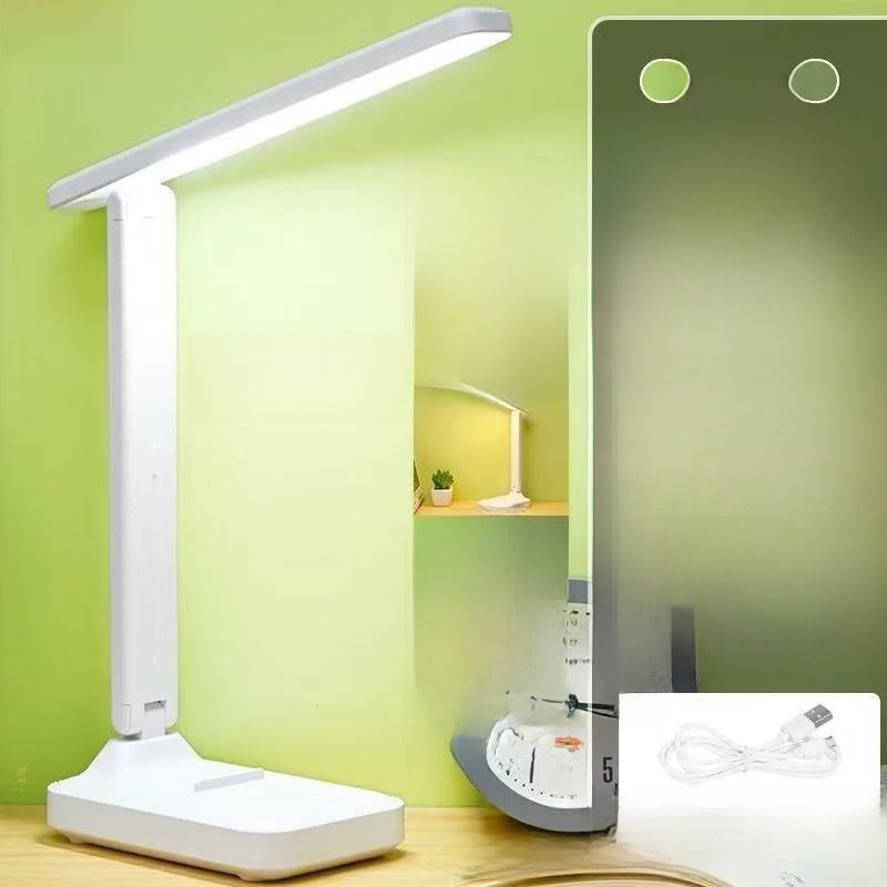 Reading the bedside lamp