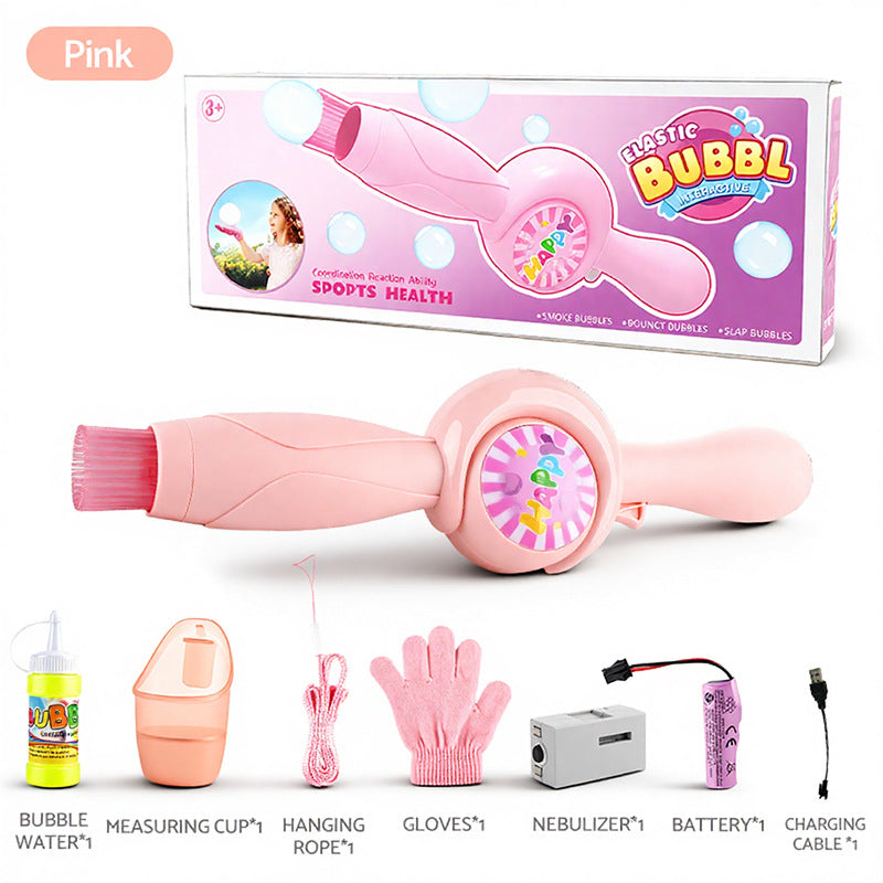 Rechargeable Smoke Bubble Blower Toy