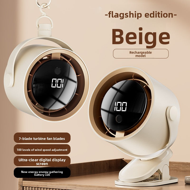 Rechargeable USB Desktop Fan with Adjustable Speed