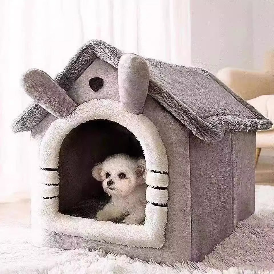 Removable Washable Winter Warm Pet Kennel