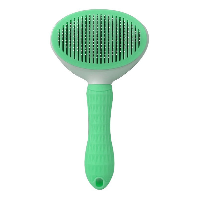 Remove loose hairs with a comb.