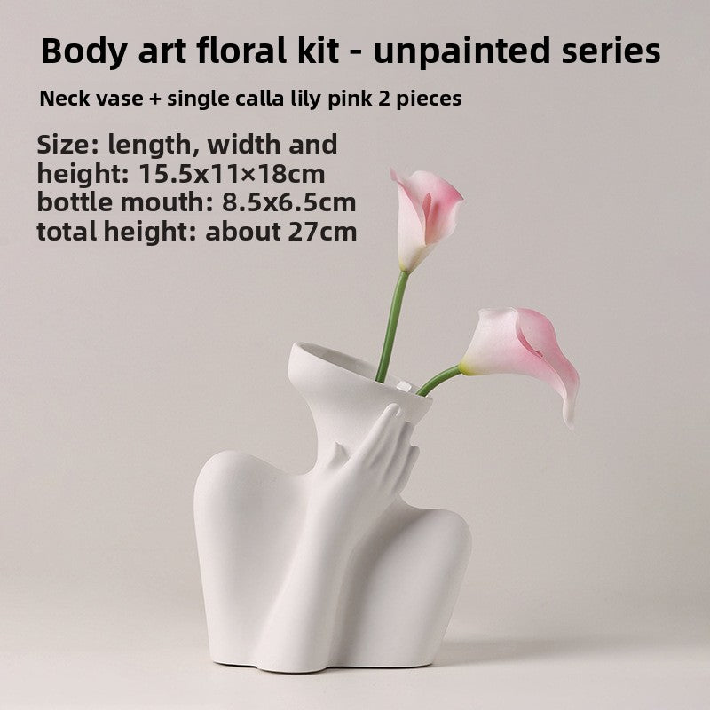 Retro Ceramic Flower Vase Home Decoration
