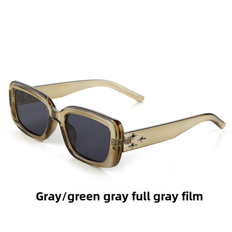 Retro Square Sunglasses UV400 Protection