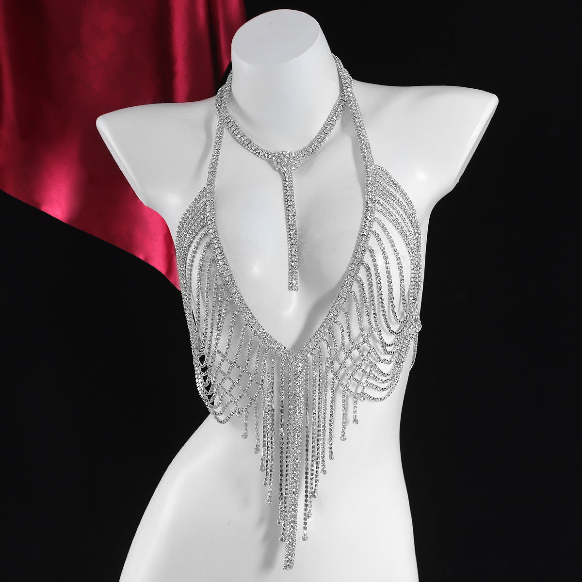 Rhinestone Body Chain