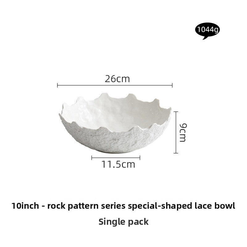 Rock Pattern Ceramic Bowl