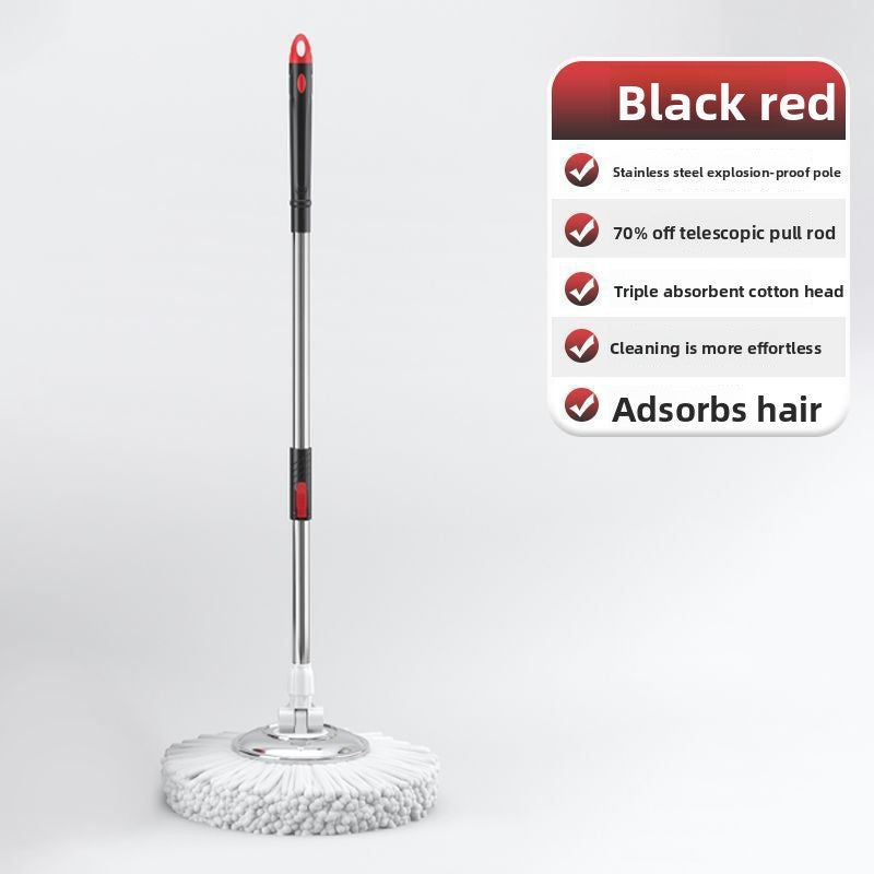 Rotary Mop Bucket with Self Wringing and Handle