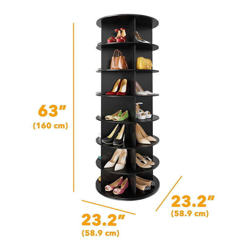 Rotating Shoe Storage Rack