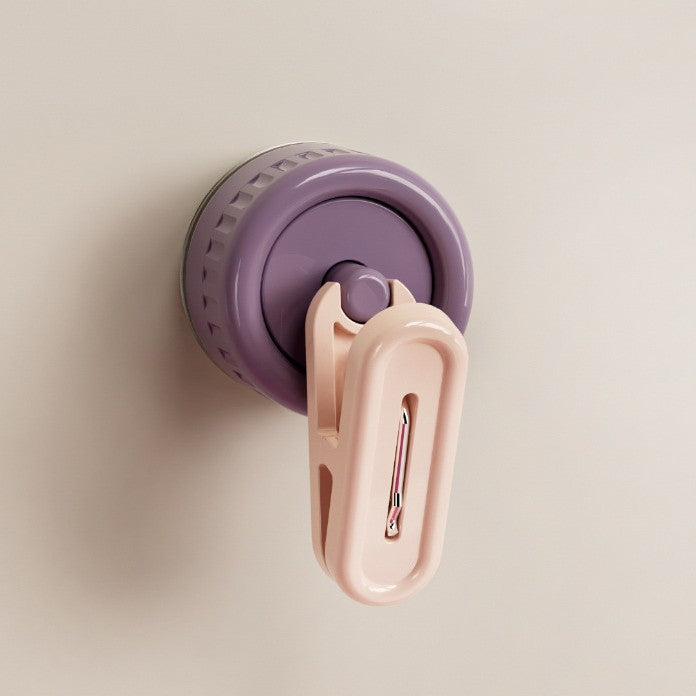 Rotating Suction Cup Storage Hook Clip