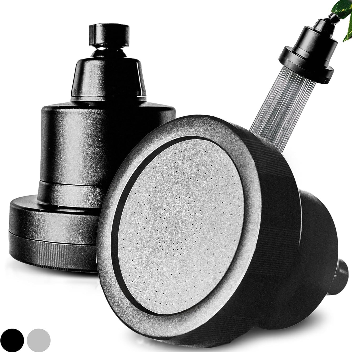 Round Electroplated Shower Head with Filter