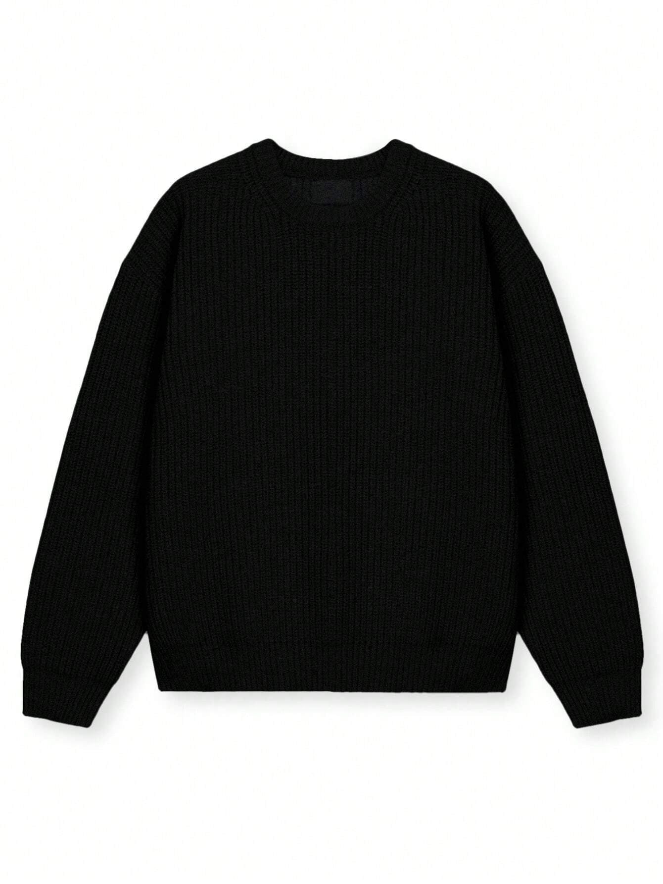 Round Neck Cotton Sweater for Women