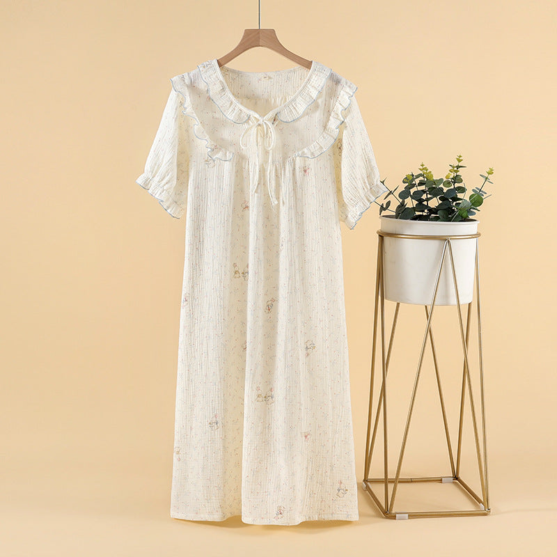 Round-neck home clothes, short-sleeved short pants