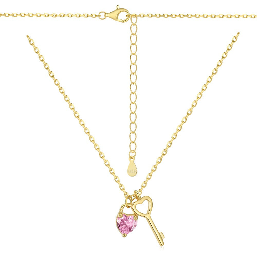 S925 Sterling Silver Heart Pendant Necklace