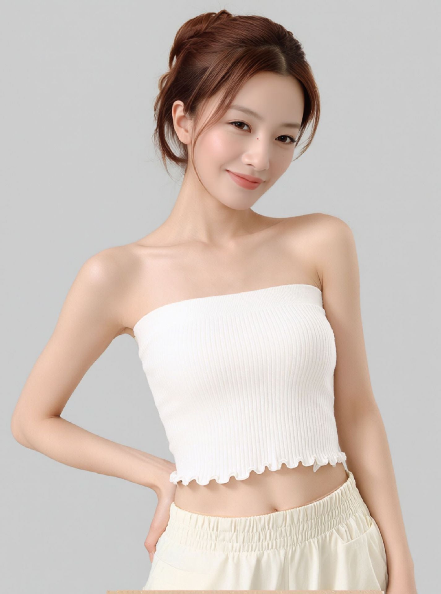 Seamless Backless Sports Bra