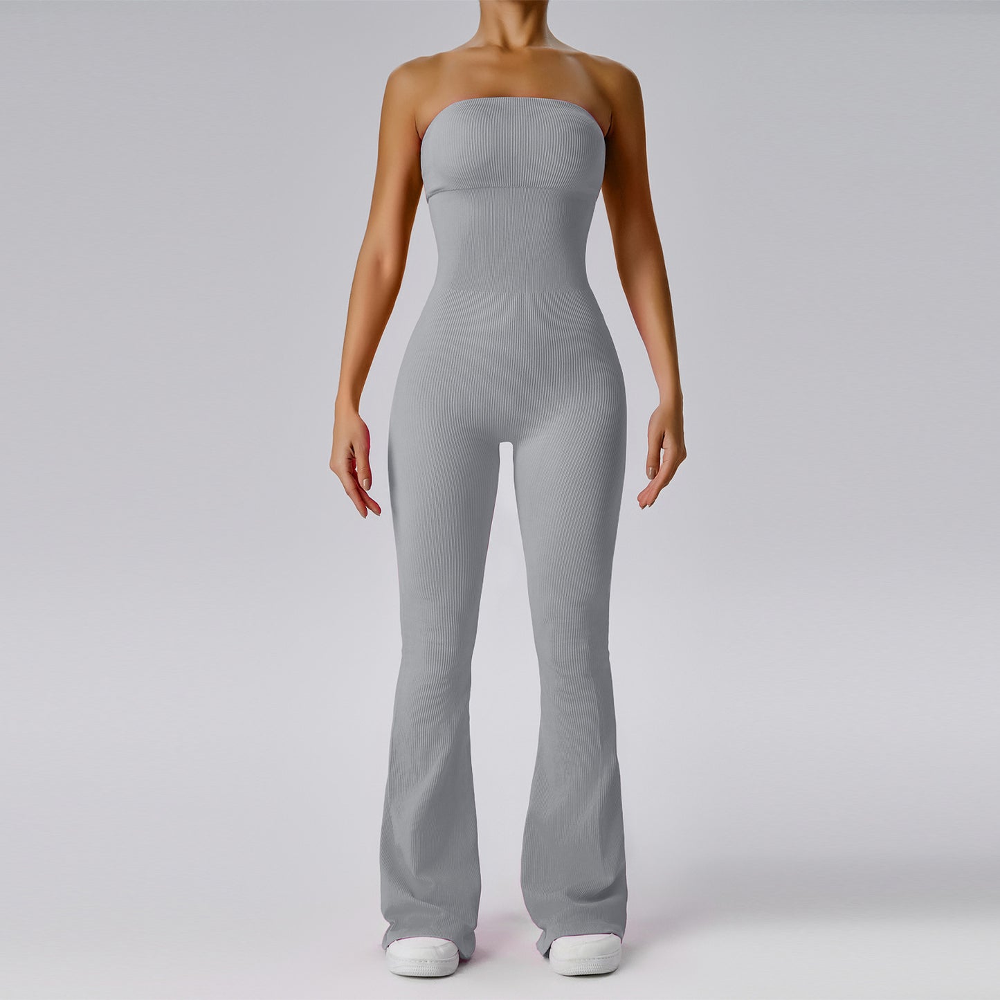 Seamless Strapless Yoga Pants for Fitness Training