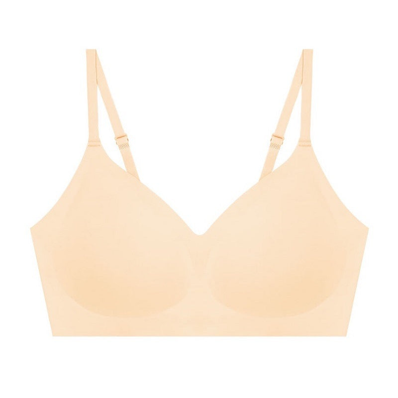 Seamless Wireless Bra with Thin Pads