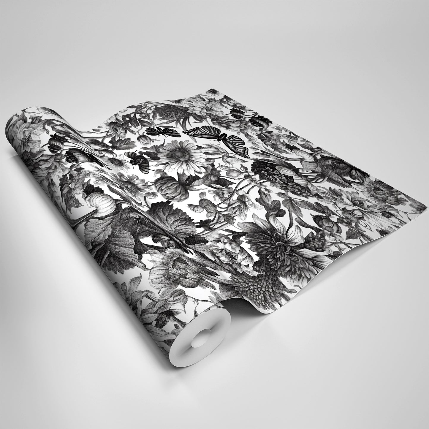 Self-adhesive textured wallpaper