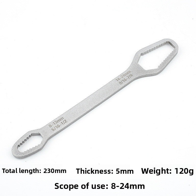 Self-Tightening Universal Wrench Dual Head Tool