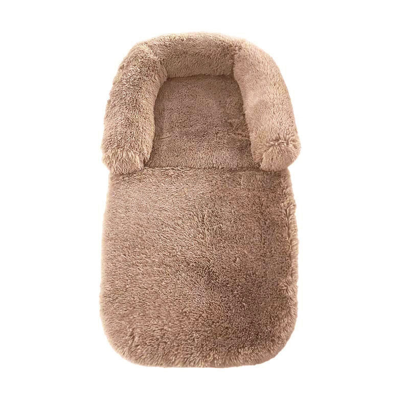 Semi-Enclosed Cat Bed Warm Pet Nest
