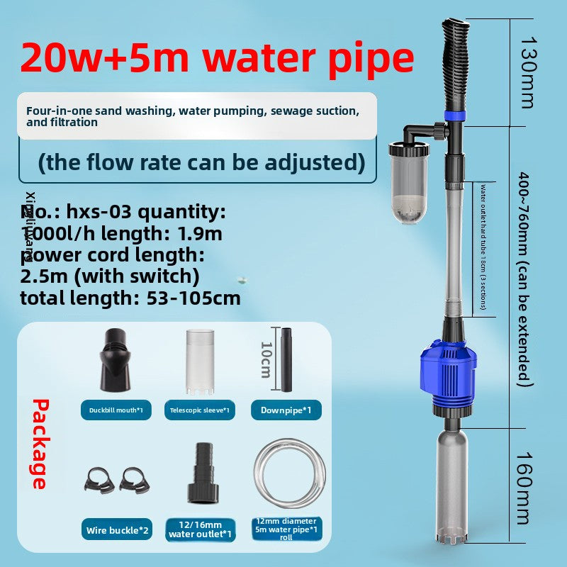 Sensen Electric Aquarium Sand Washer and Water Pump