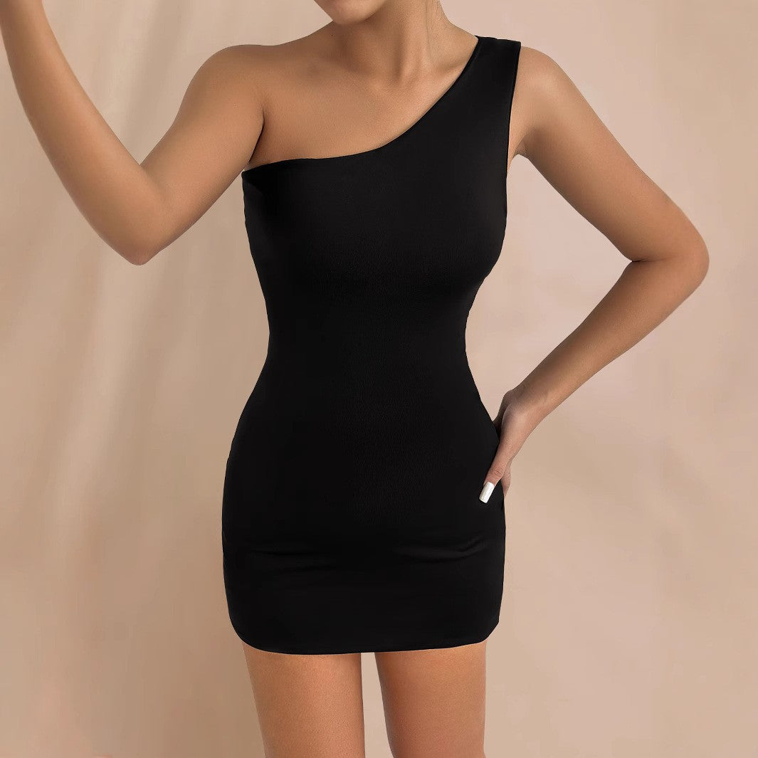 Sexy Off-Shoulder Hollow-Out Bodycon Dress