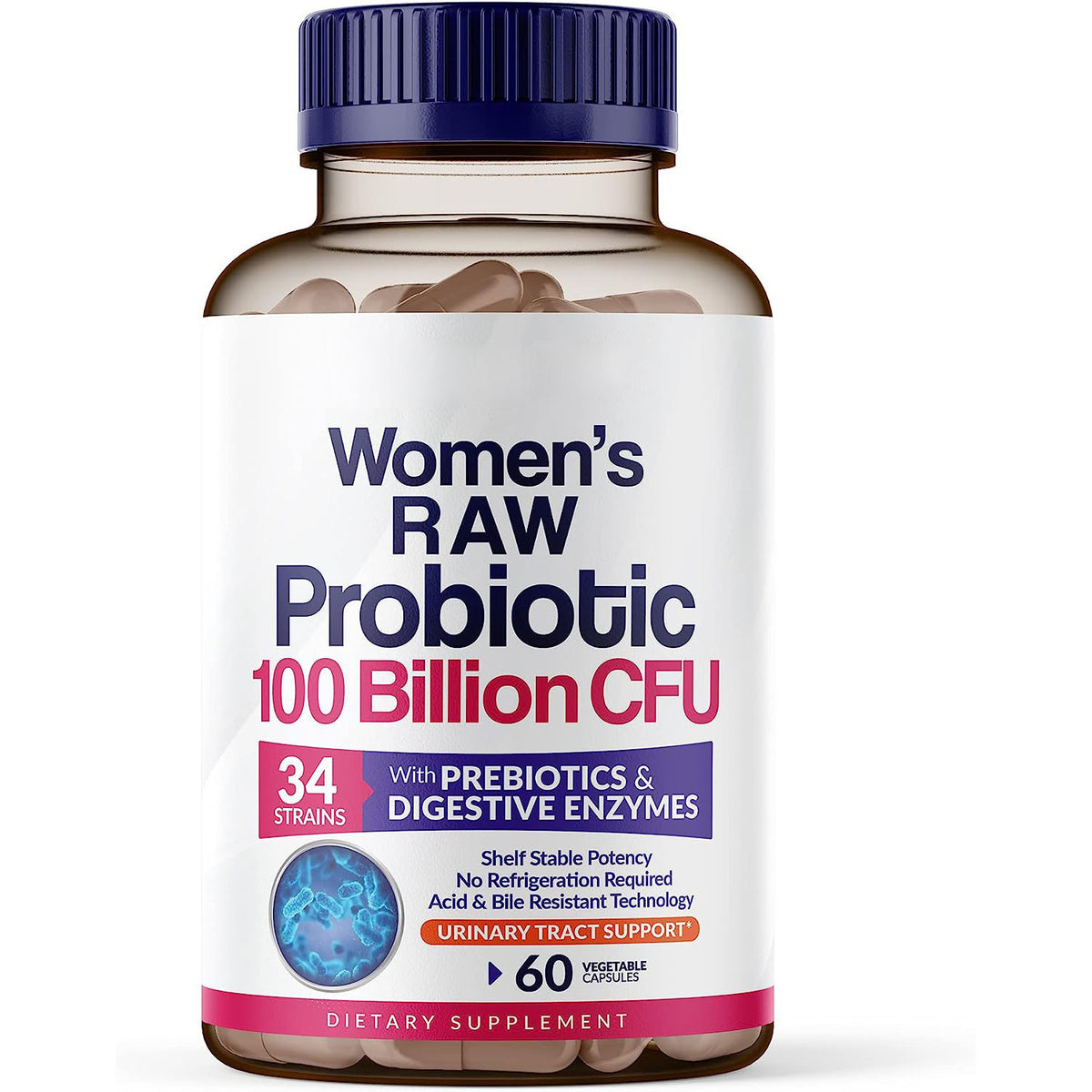 Shelf Stable Probiotic Supplement Capsules