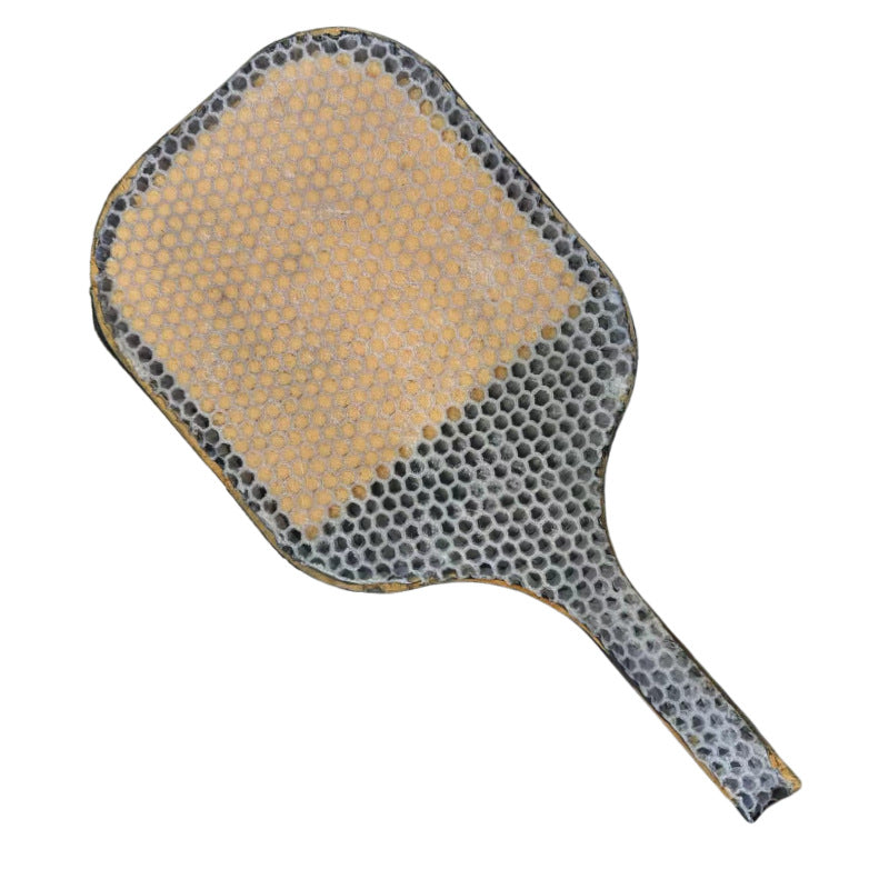 Shock-absorbing pickleball paddle