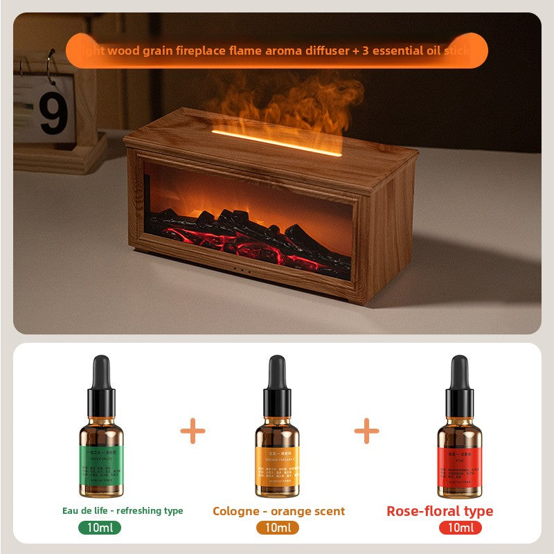 Simulated Fireplace Flame Aroma Diffuser