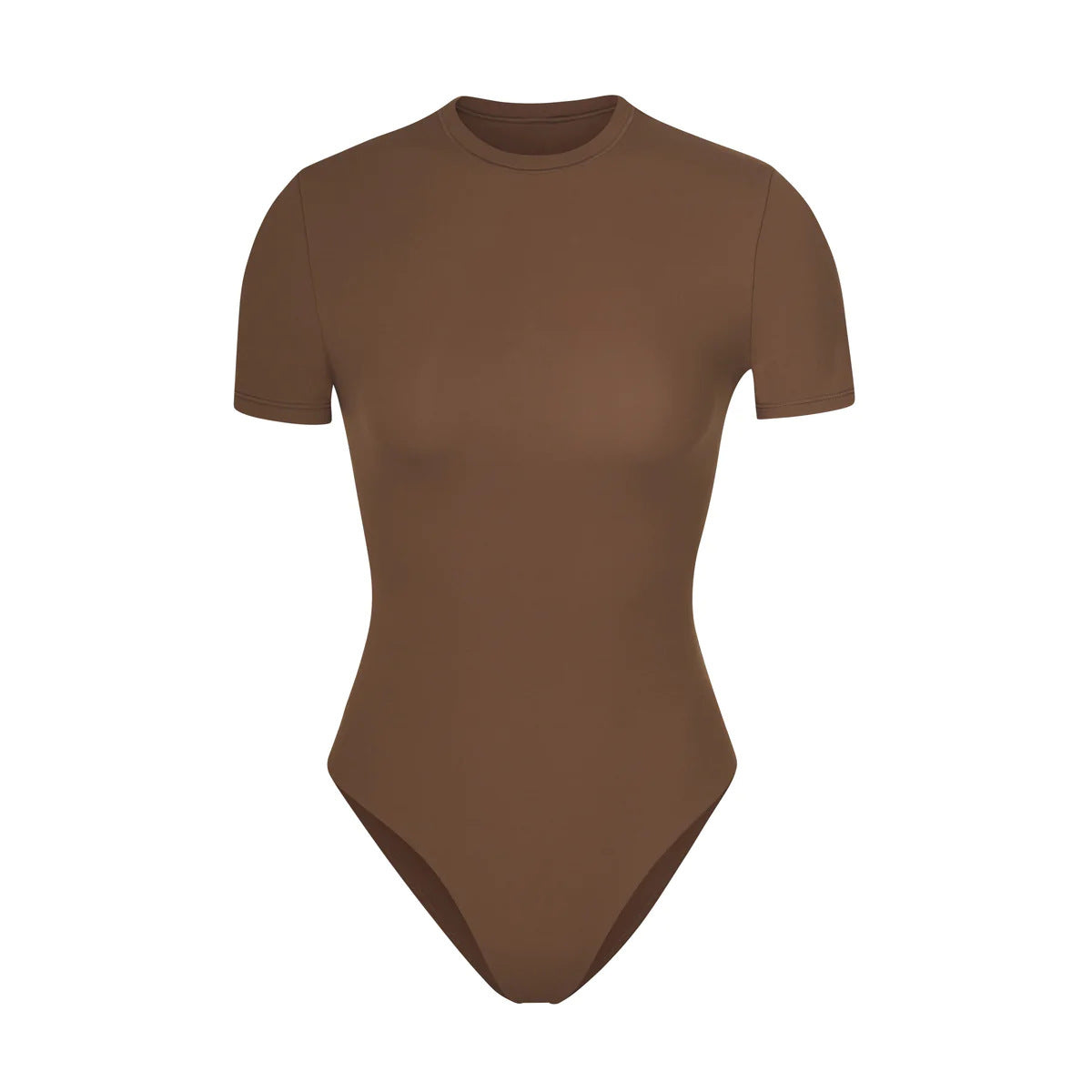 Skims Body Shaping Short Sleeve T-Shirt Stretch Seamless Tight Vest