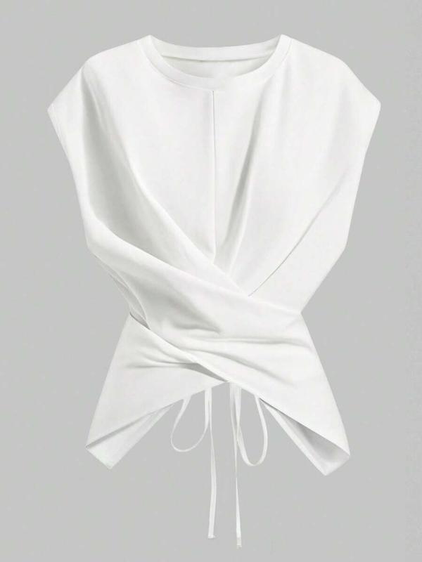 Slimming and versatile short-sleeved T-shirt